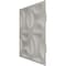 Ekena Millwork 19 5/8in. W x 19 5/8in. H York EnduraWall Decorative 3D Wall Panel Covers 2.67 Sq. Ft. WP20X20YOECE - alternate 6
